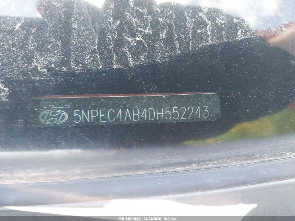 5NPEC4AB4DH552243 2013 HYUNDAI SONATA photo no. 9