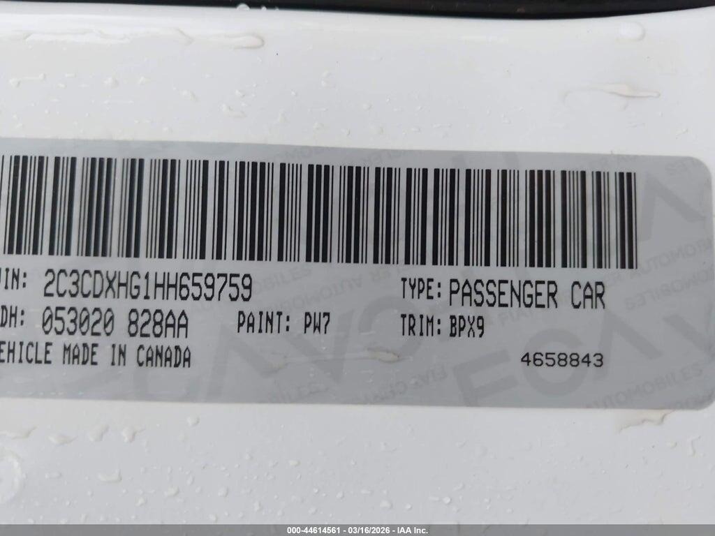 2C3CDXHG1HH659759 2017 DODGE CHARGER photo no. 9