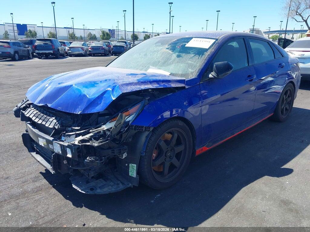 KMHLW4AK7NU006182 2022 HYUNDAI ELANTRA N photo no. 2