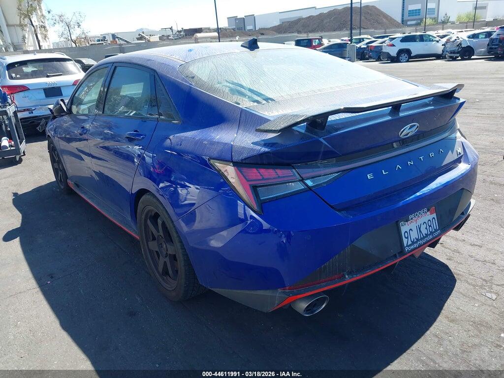 KMHLW4AK7NU006182 2022 HYUNDAI ELANTRA N photo no. 3