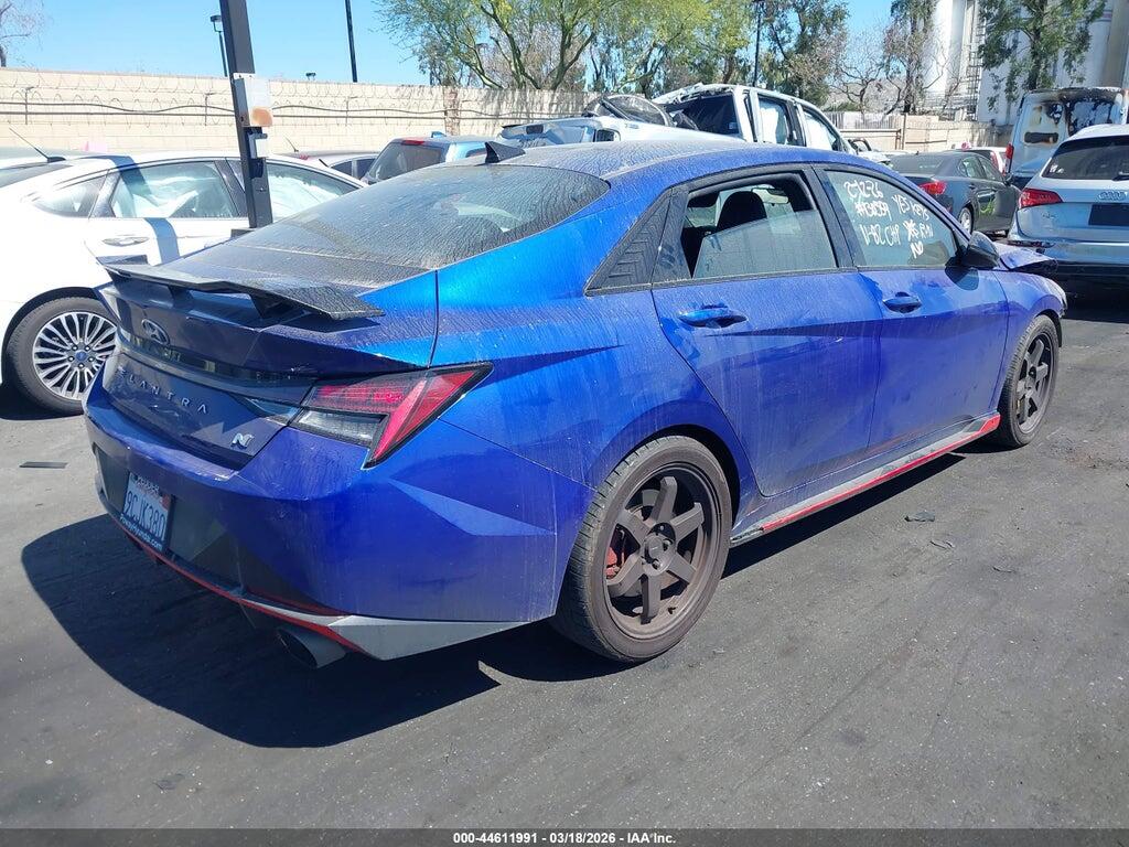 KMHLW4AK7NU006182 2022 HYUNDAI ELANTRA N photo no. 4