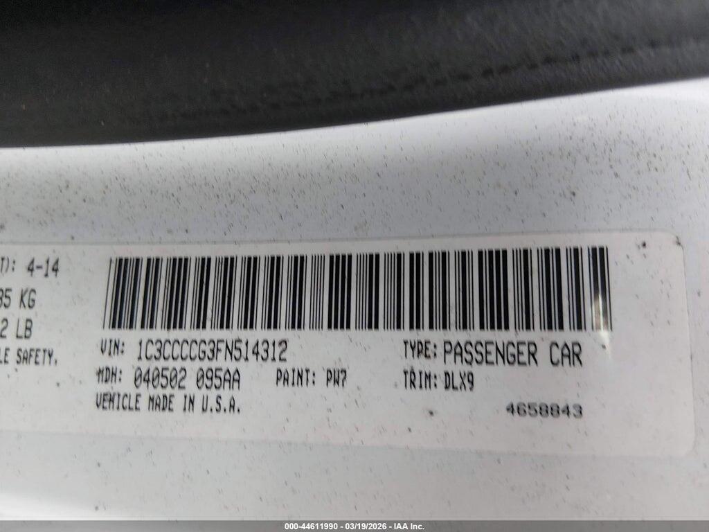 1C3CCCCG3FN514312 2015 CHRYSLER 200 photo no. 9