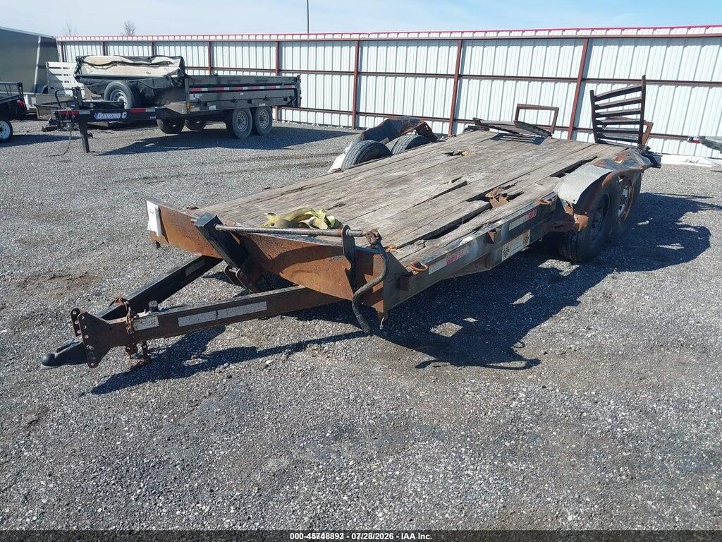 52WBB1825AR000004 2010 RED OAK 18' EQUIPMENT TRAILER photo no. 2