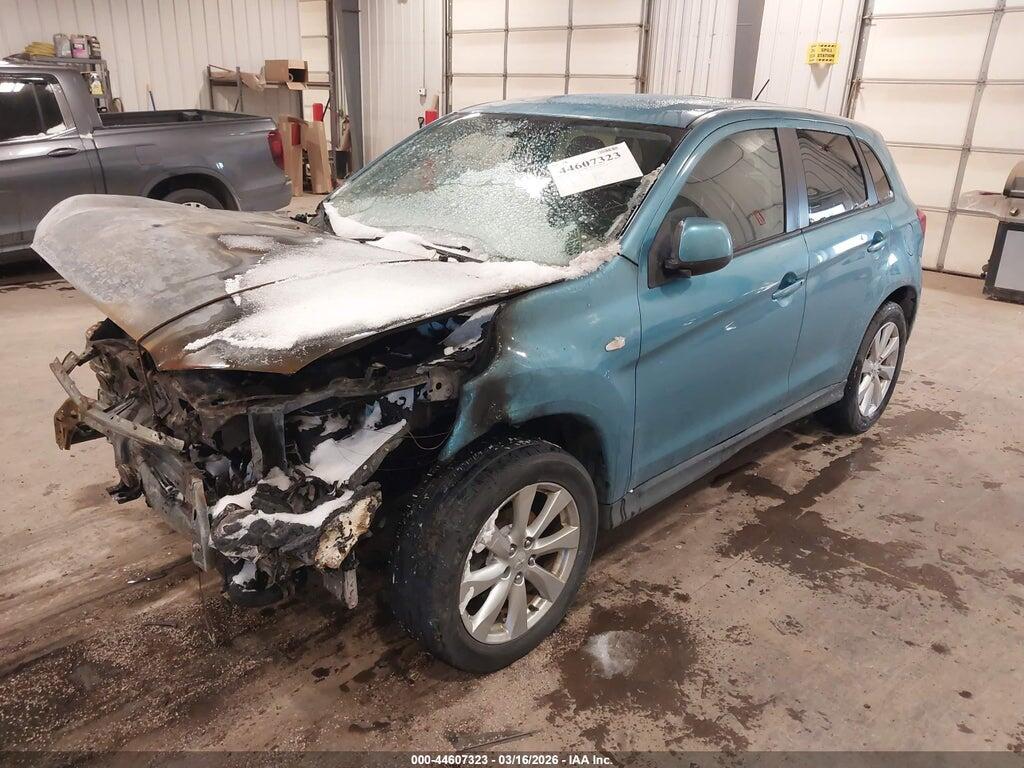 4A4AR3AU3DE004106 2013 MITSUBISHI OUTLANDER SPORT photo no. 2