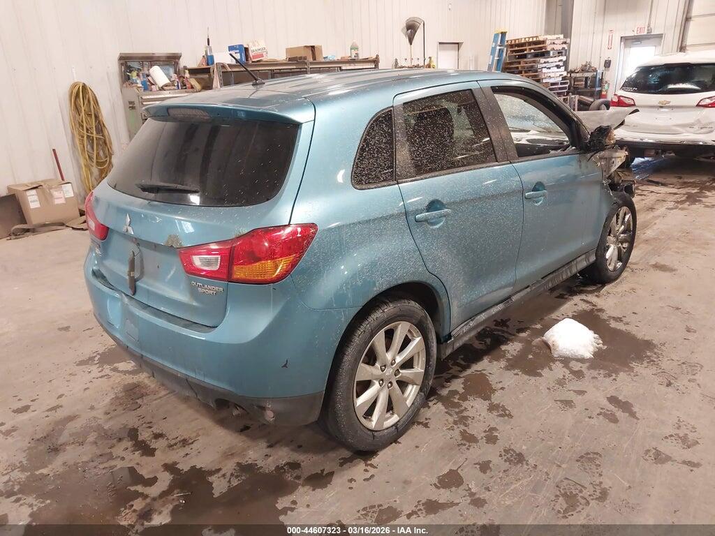 4A4AR3AU3DE004106 2013 MITSUBISHI OUTLANDER SPORT photo no. 4