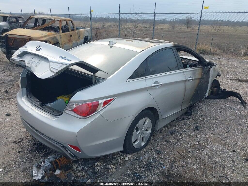 KMHEC4A43CA055445 2012 HYUNDAI SONATA HYBRID photo no. 4