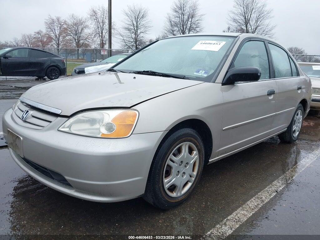 2HGES16511H525060 2001 HONDA CIVIC photo no. 2