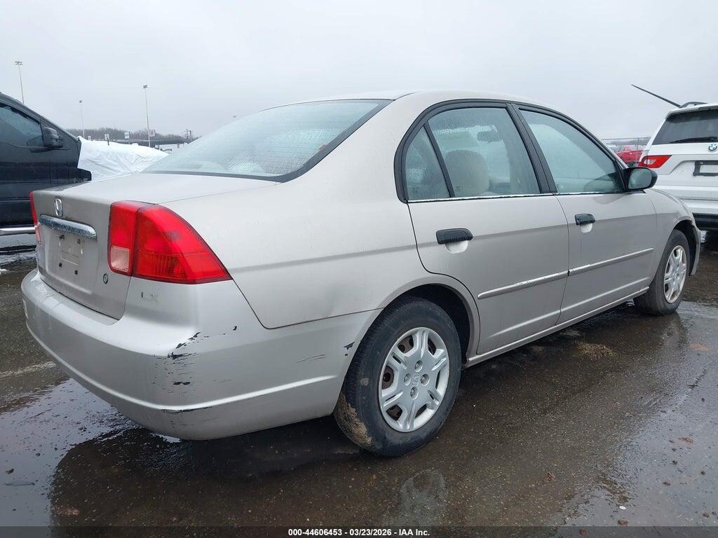 2HGES16511H525060 2001 HONDA CIVIC photo no. 4