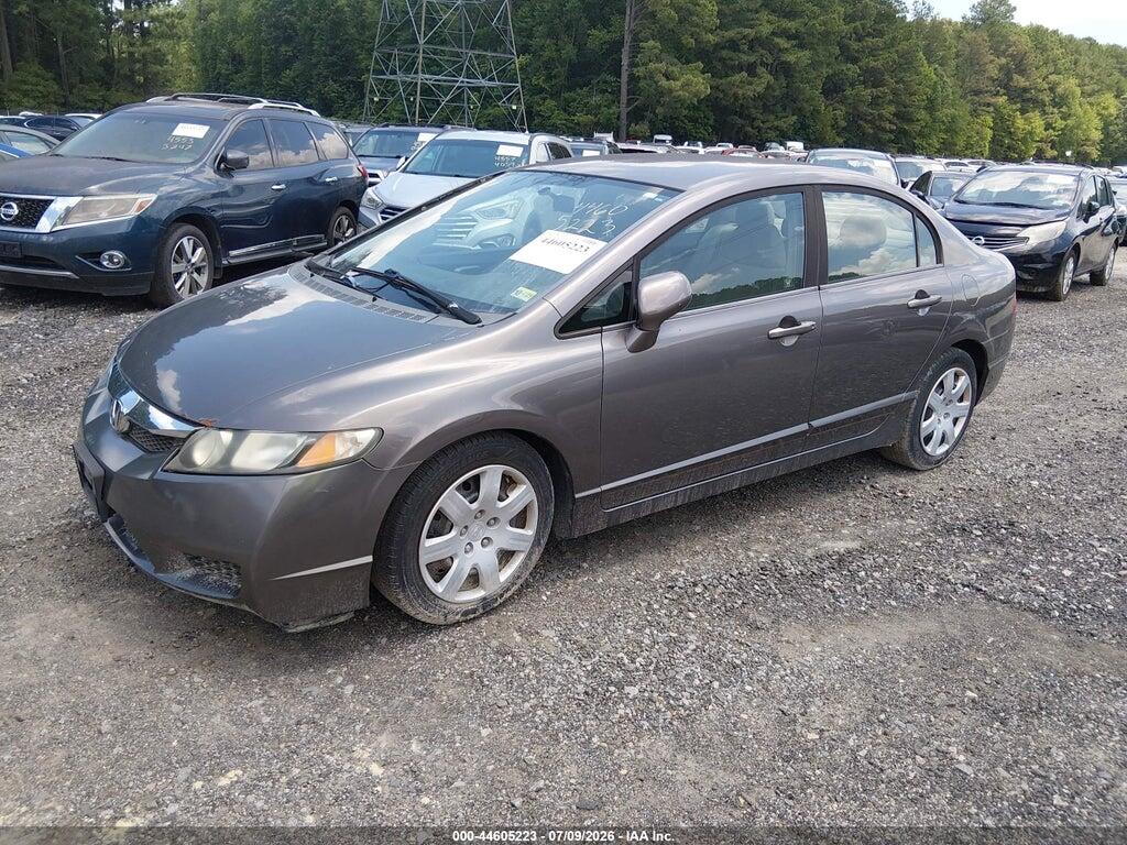 1HGFA16549L004064 2009 HONDA CIVIC photo no. 2