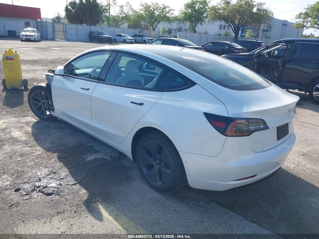 5YJ3E1EA7NF243898 2022 TESLA MODEL 3 photo no. 3