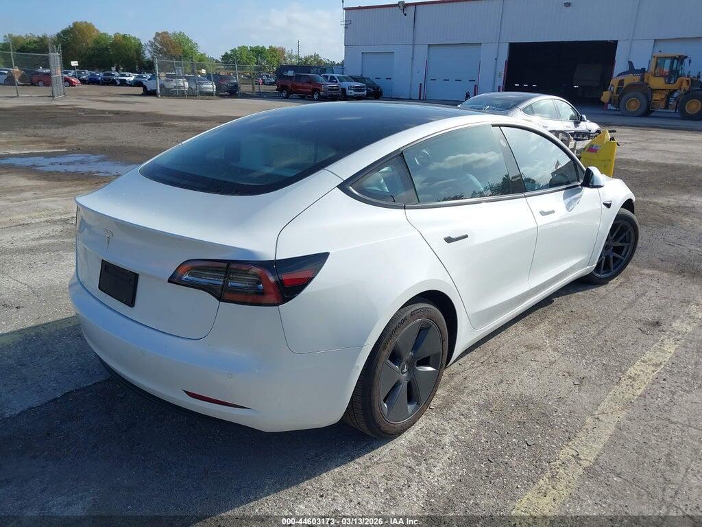 5YJ3E1EA7NF243898 2022 TESLA MODEL 3 photo no. 4