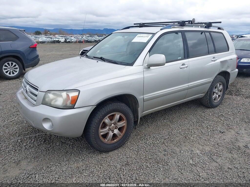 JTEGP21A350074674 2005 TOYOTA HIGHLANDER photo no. 2