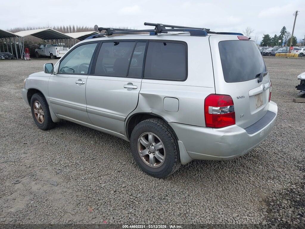 JTEGP21A350074674 2005 TOYOTA HIGHLANDER photo no. 3