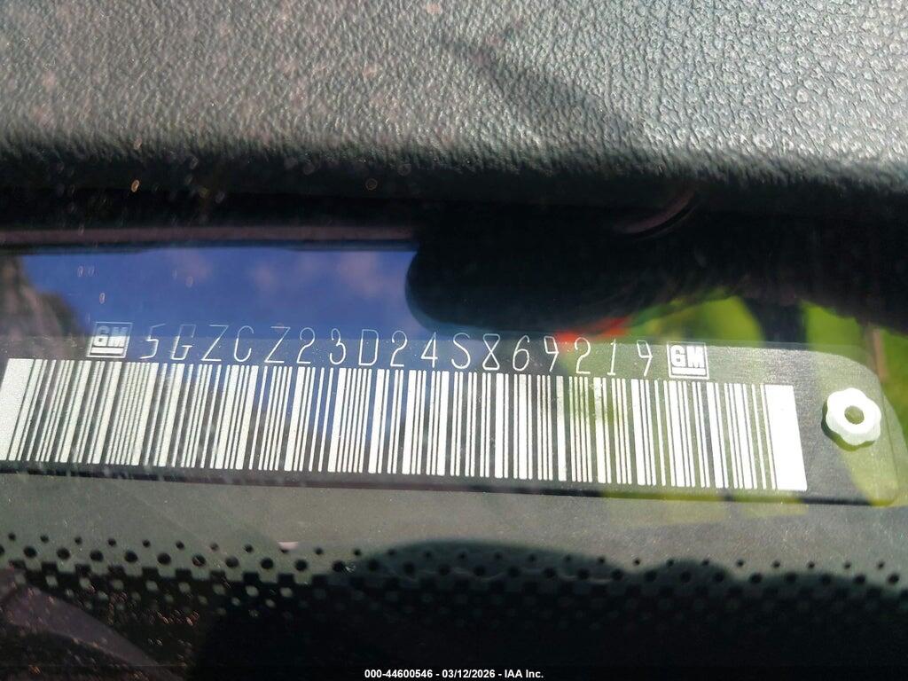 5GZCZ23D24S869219 2004 SATURN VUE photo no. 9