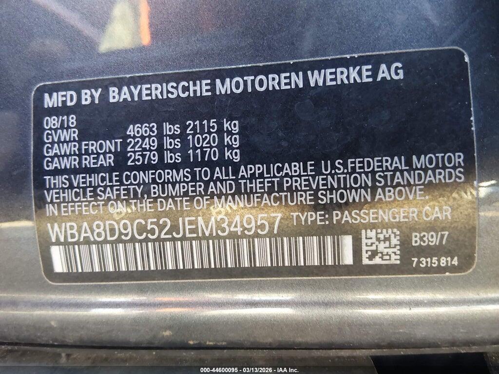 WBA8D9C52JEM34957 2018 BMW 330I photo no. 9