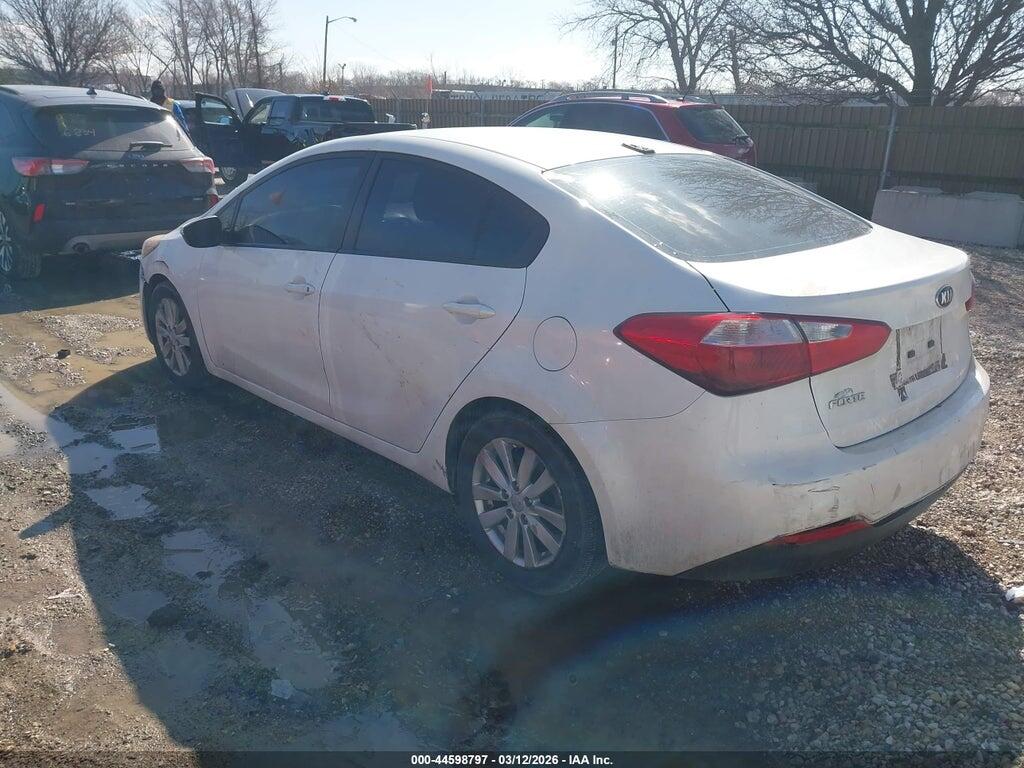KNAFX4A68G5553585 2016 KIA FORTE photo no. 3