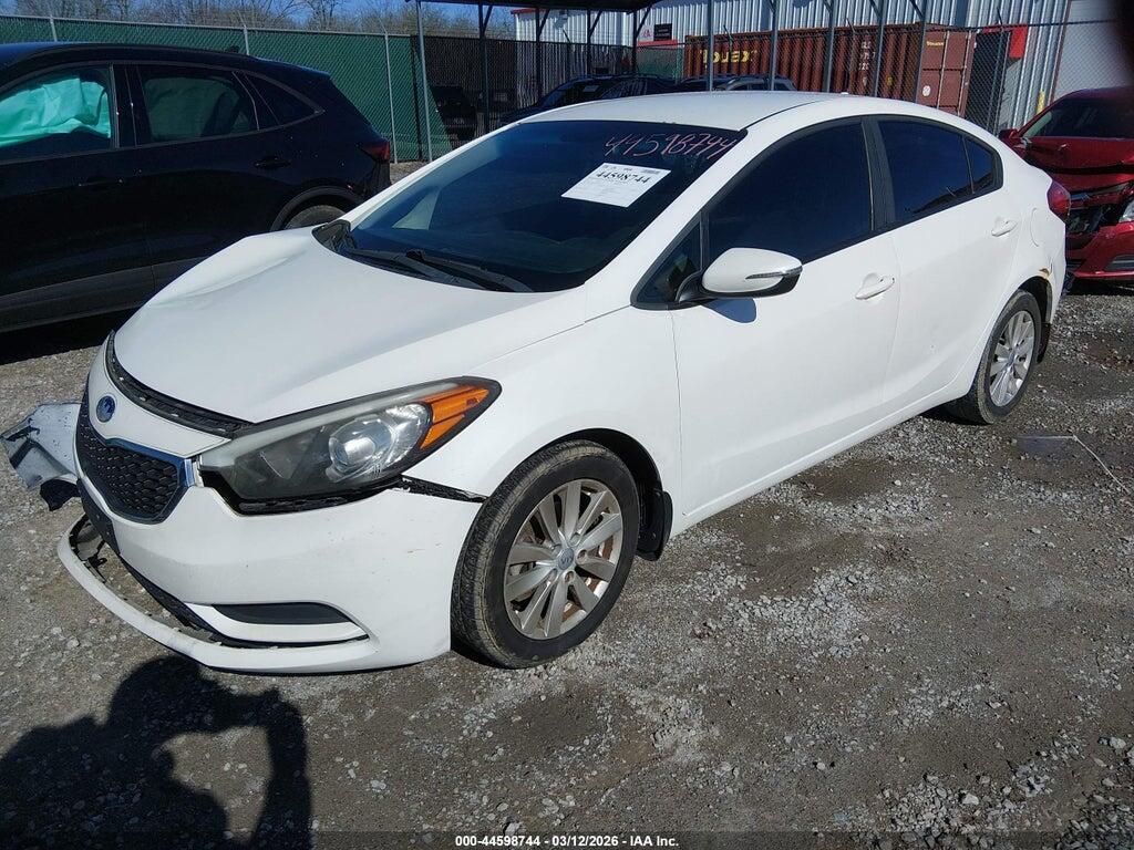 KNAFX4A6XE5161219 2014 KIA FORTE photo no. 2