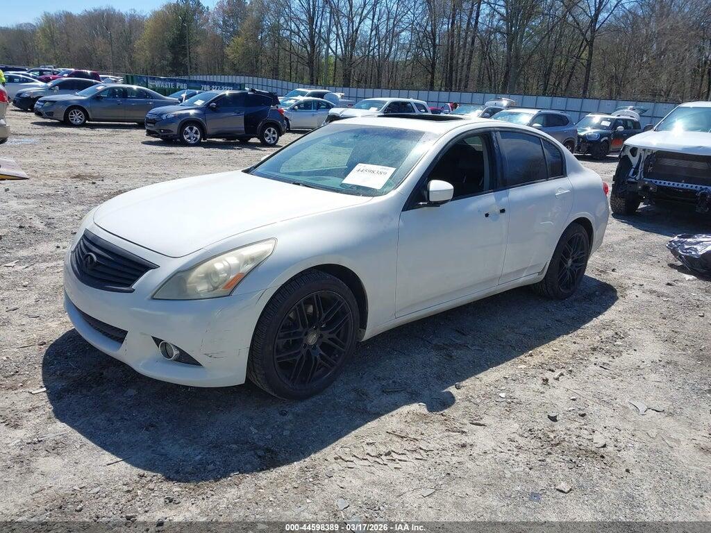 JN1CV6AR1CM676410 2012 INFINITI G37X photo no. 2