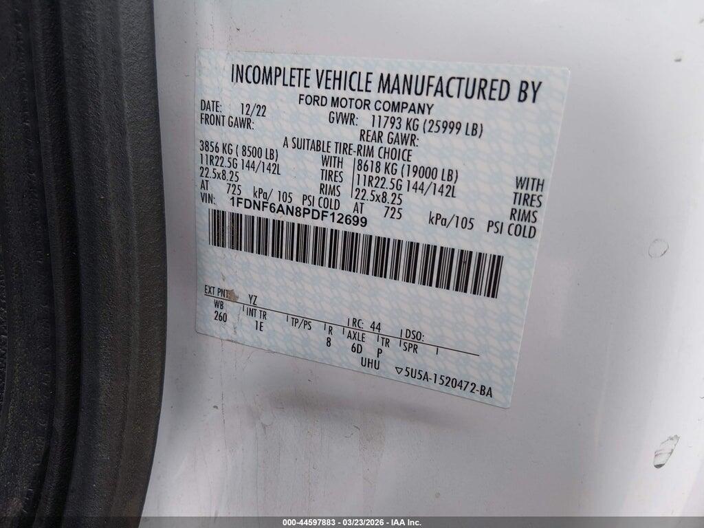 1FDNF6AN8PDF12699 2023 FORD F-650 GAS photo no. 9
