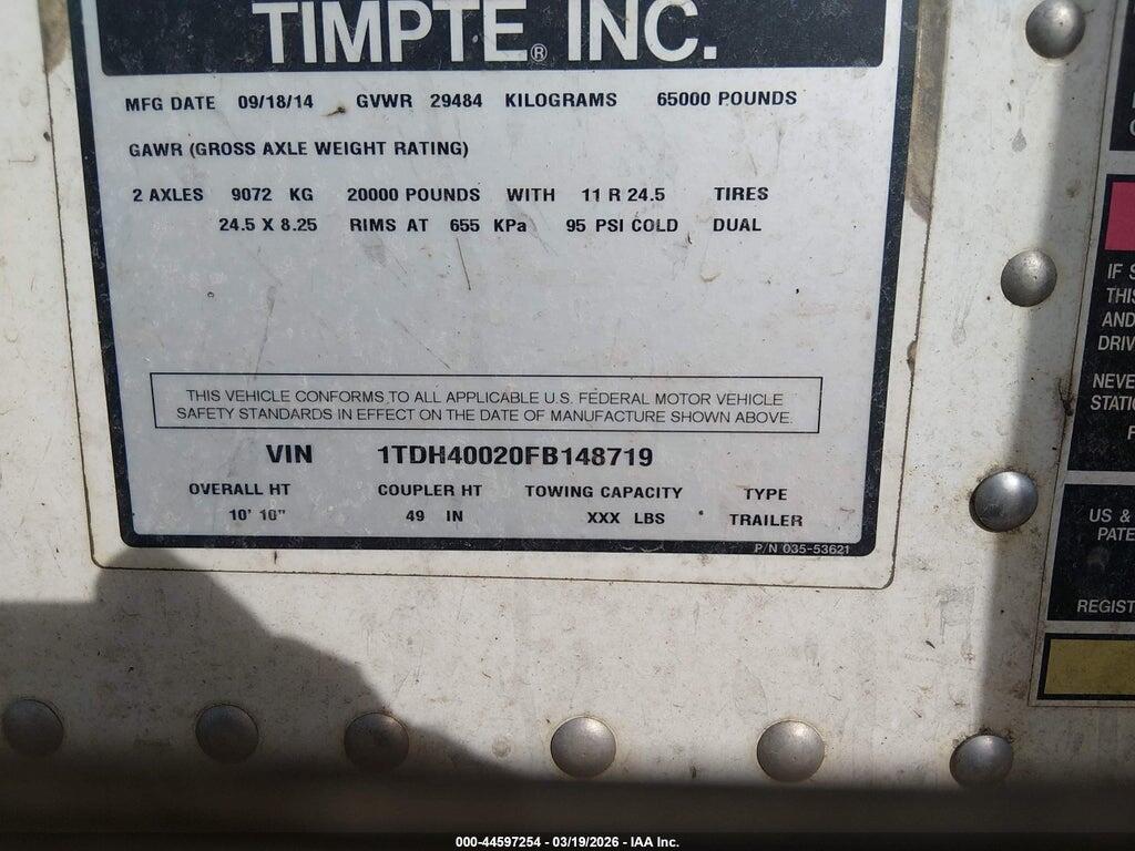 1TDH40020FB148719 2015 TIMPTE UNKNOWN photo no. 9