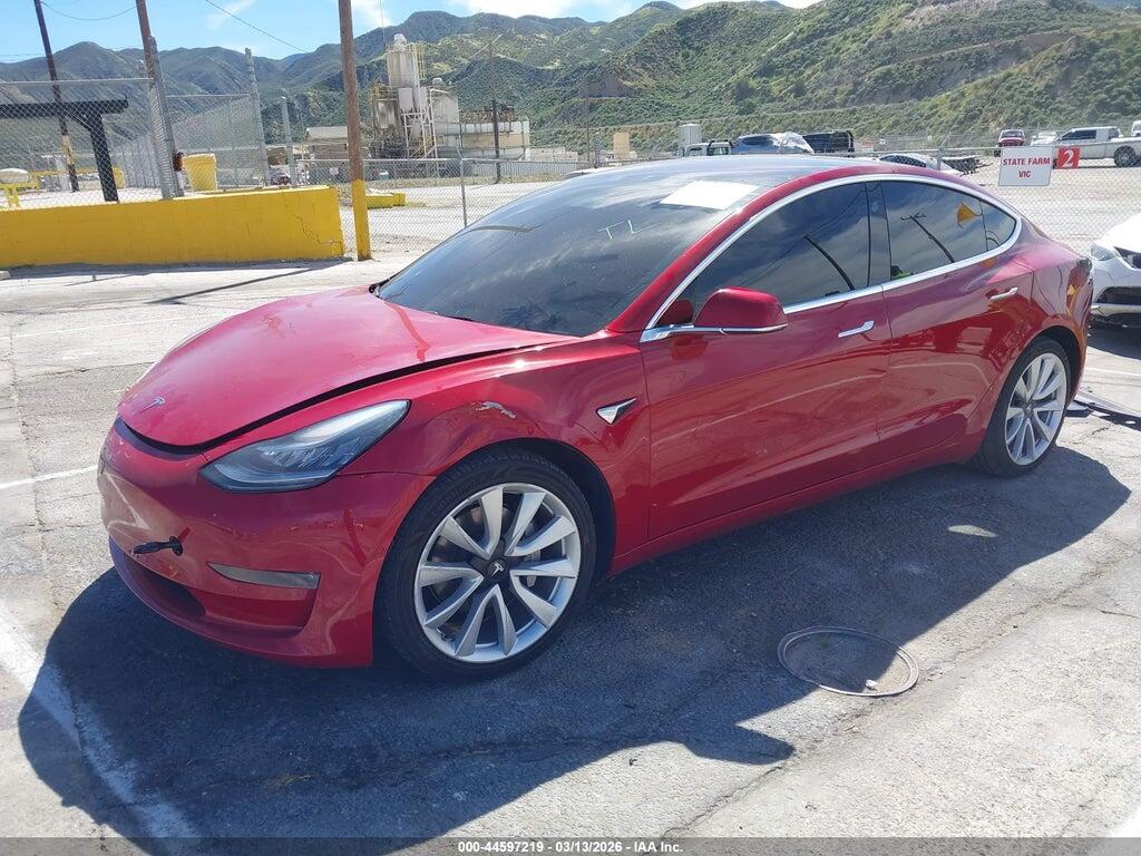 5YJ3E1EA5KF301129 2019 TESLA MODEL 3 photo no. 2