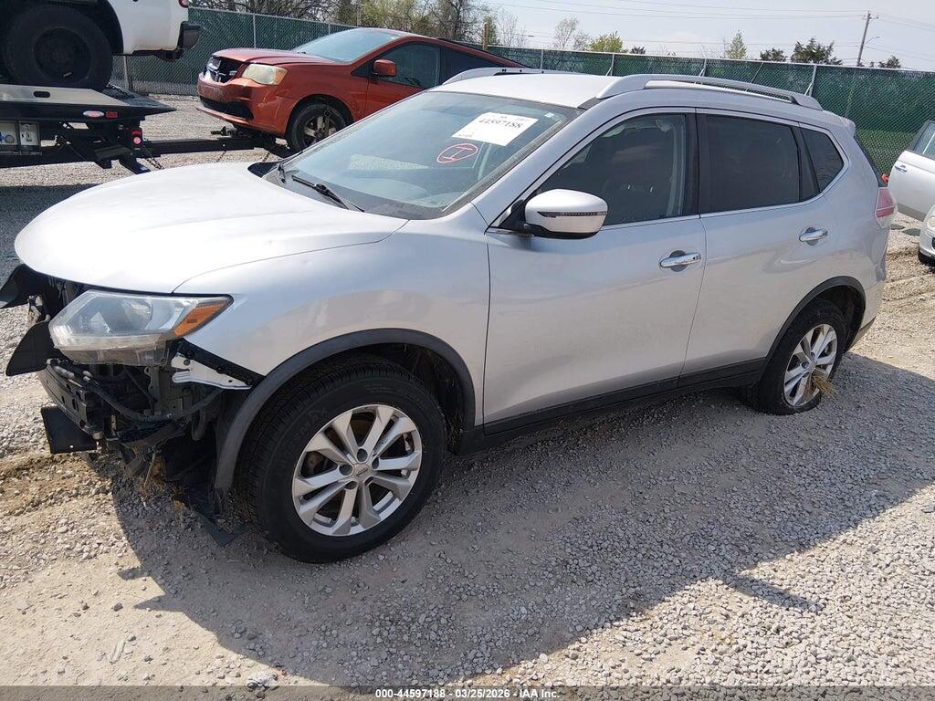 KNMAT2MV4GP700182 2016 NISSAN ROGUE photo no. 2