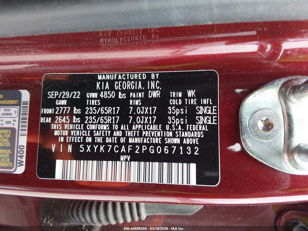 5XYK7CAF2PG067132 2023 KIA SPORTAGE photo no. 9