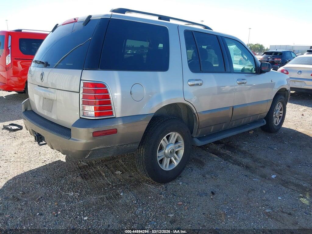 4M2ZU66EX4UJ20270 2004 MERCURY MOUNTAINEER photo no. 4