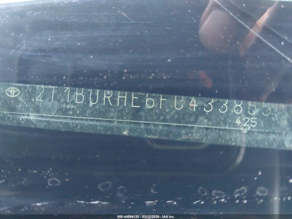 2T1BURHE6FC433855 2015 TOYOTA COROLLA photo no. 9