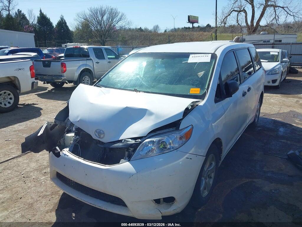 5TDZK3DCXDS373329 2013 TOYOTA SIENNA photo no. 2