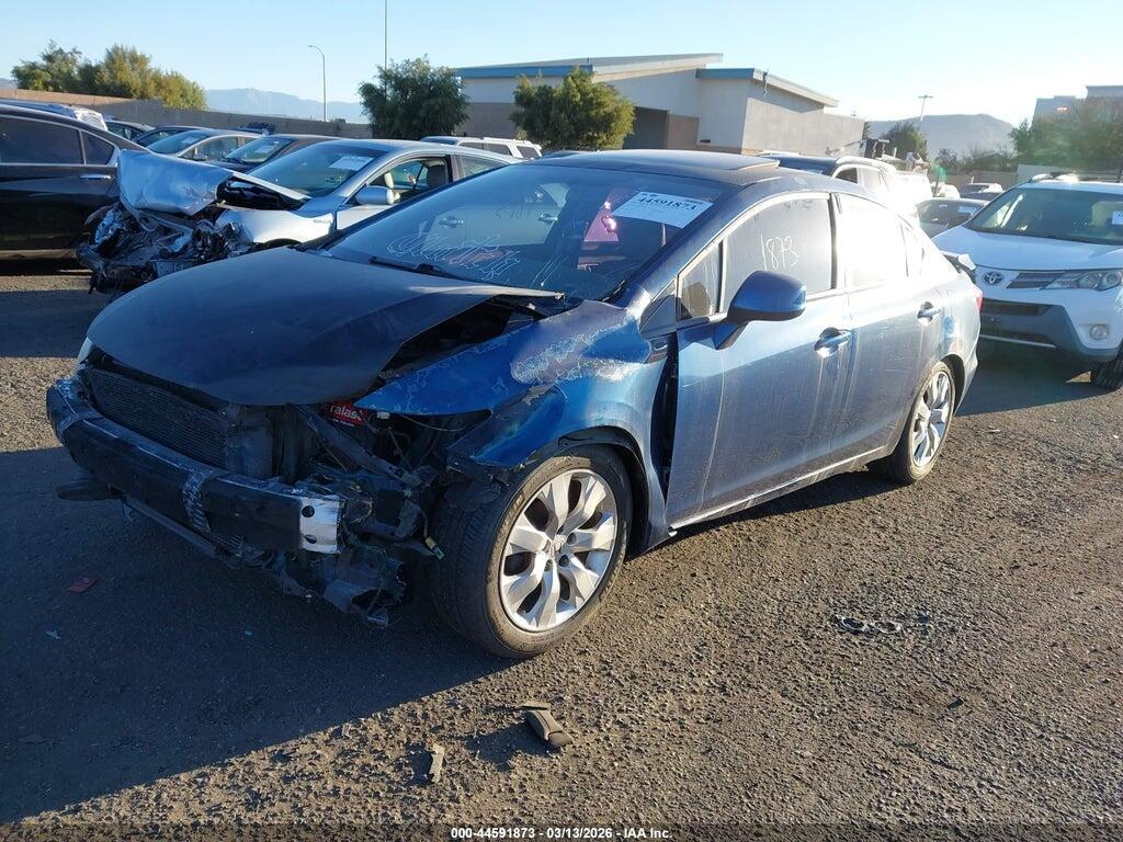 2HGFB2F92CH532390 2012 HONDA CIVIC photo no. 2