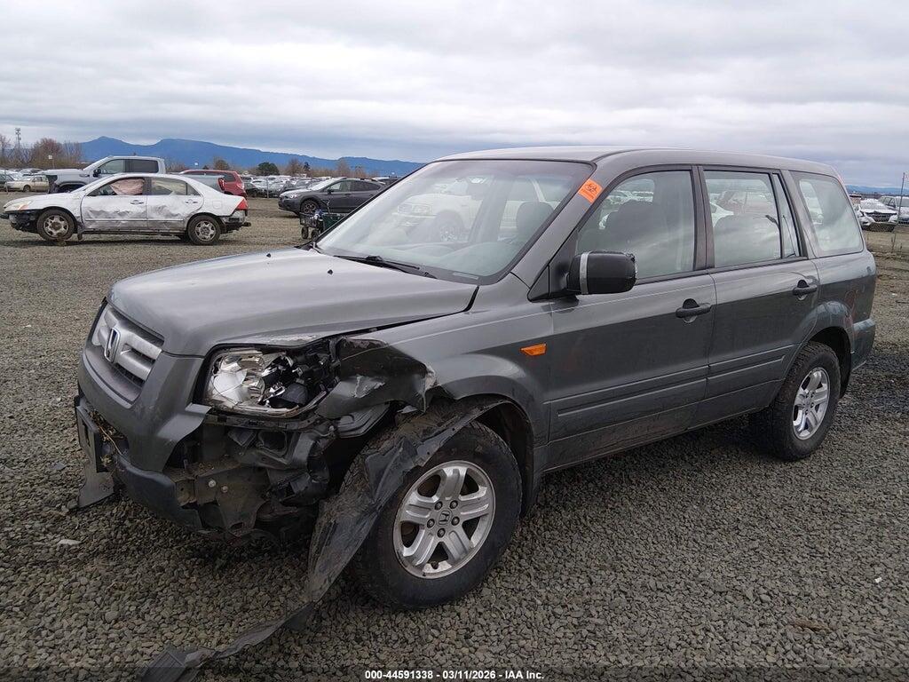 2HKYF18157H523998 2007 HONDA PILOT photo no. 2