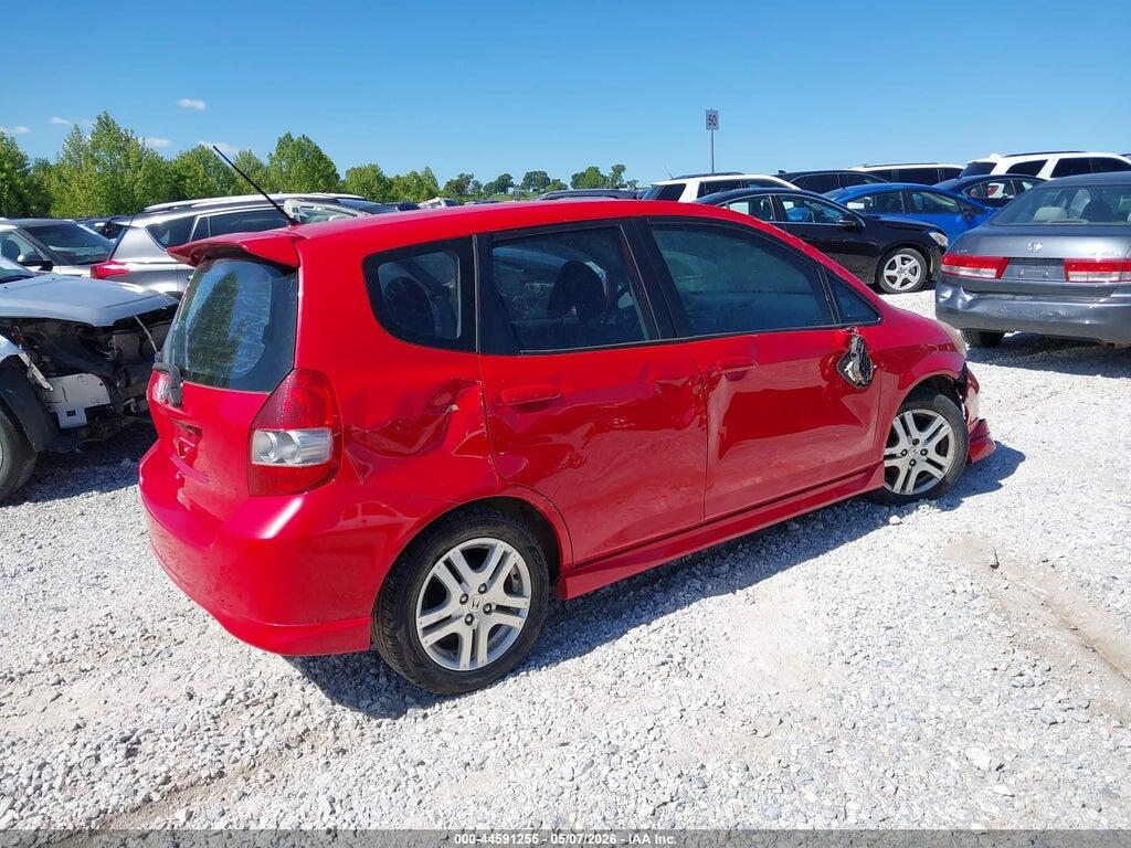 JHMGD38687S064569 2007 HONDA FIT photo no. 4