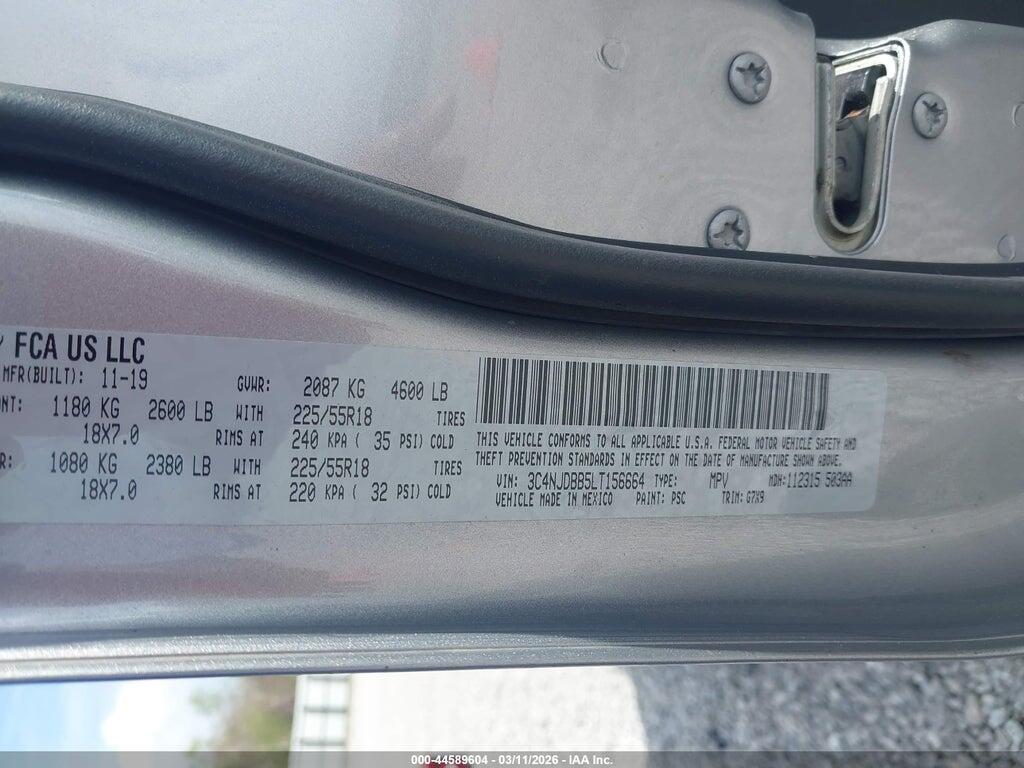3C4NJDBB5LT156664 2020 JEEP COMPASS photo no. 9