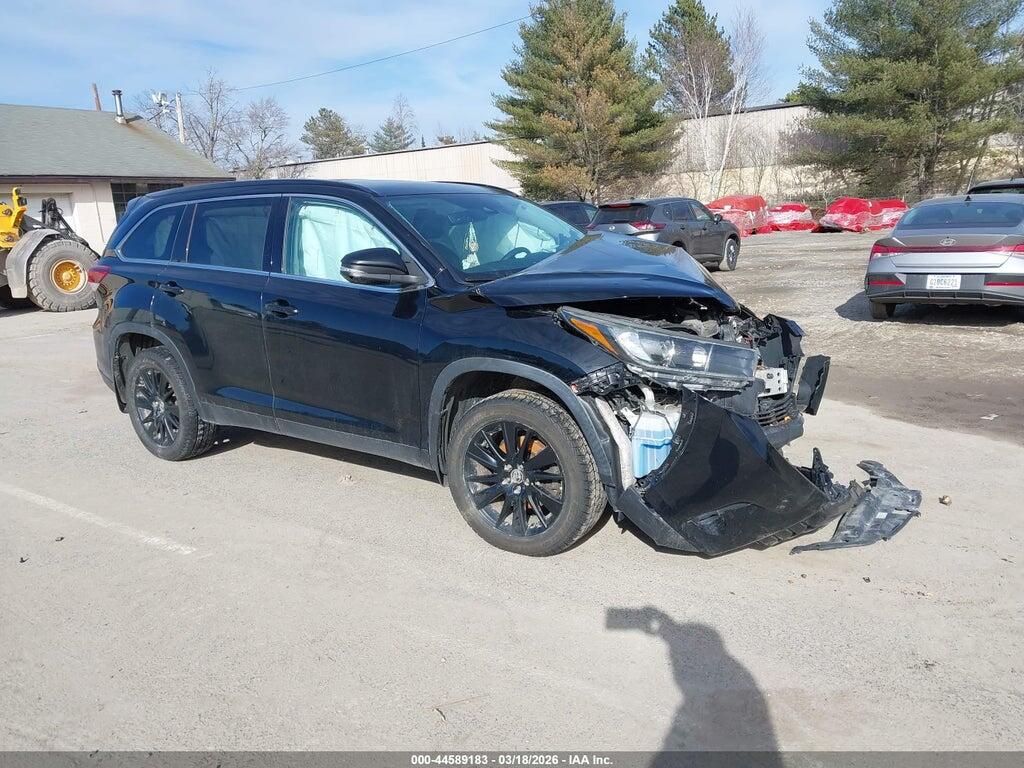 5TDJZRFH8KS623104 2019 TOYOTA HIGHLANDER photo no. 1