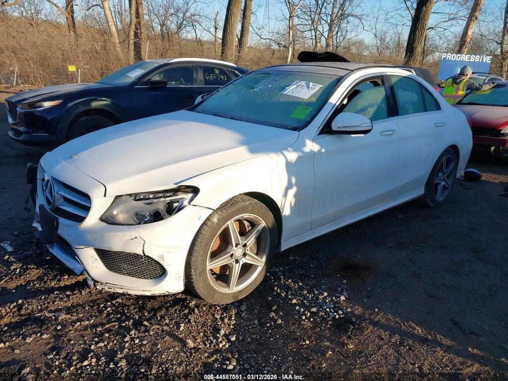 55SWF4KB3FU014966 2015 MERCEDES-BENZ C 300 photo no. 2