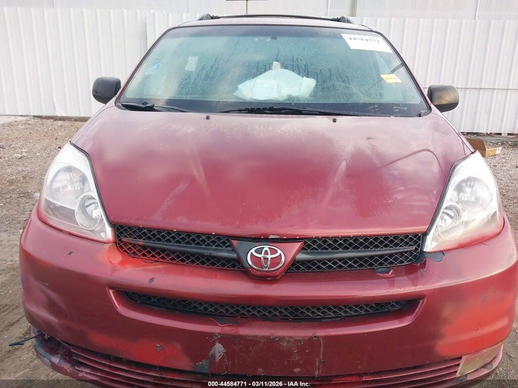 5TDZA23C55S355711 2005 TOYOTA SIENNA photo no. 12