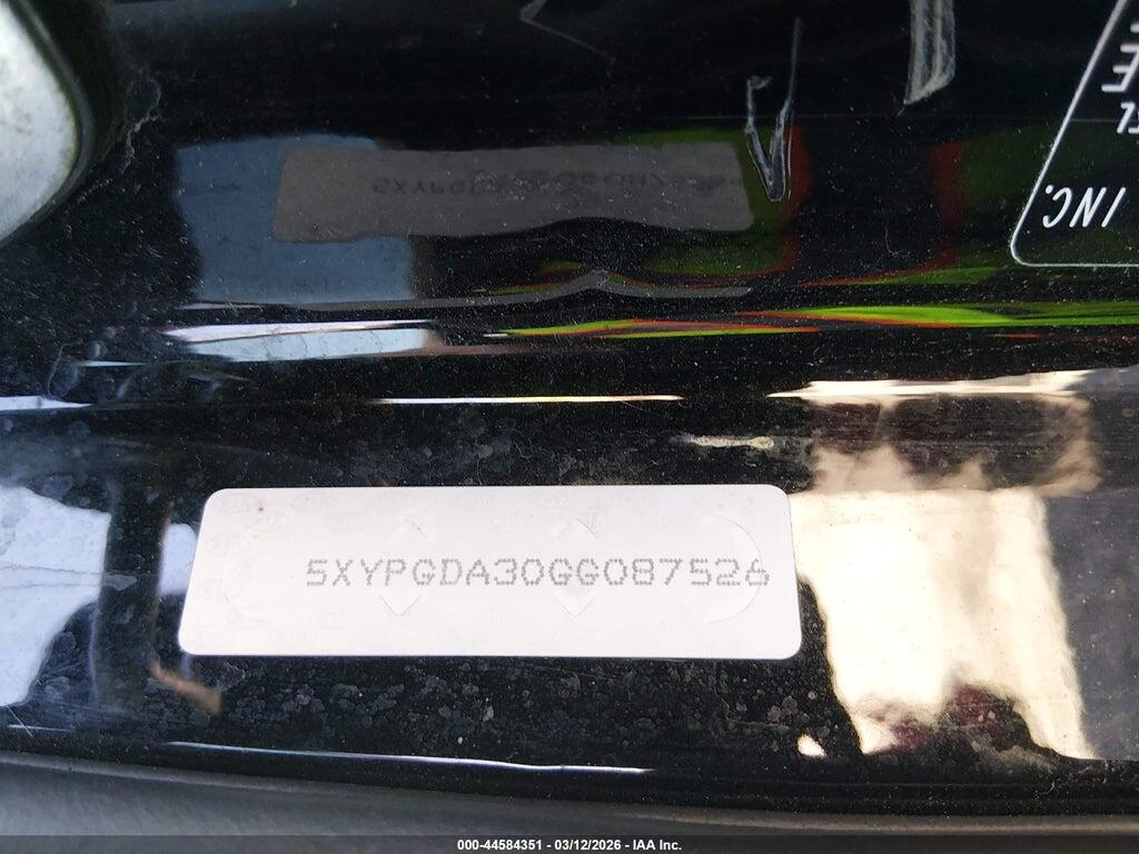 5XYPGDA30GG087526 2016 KIA SORENTO photo no. 9