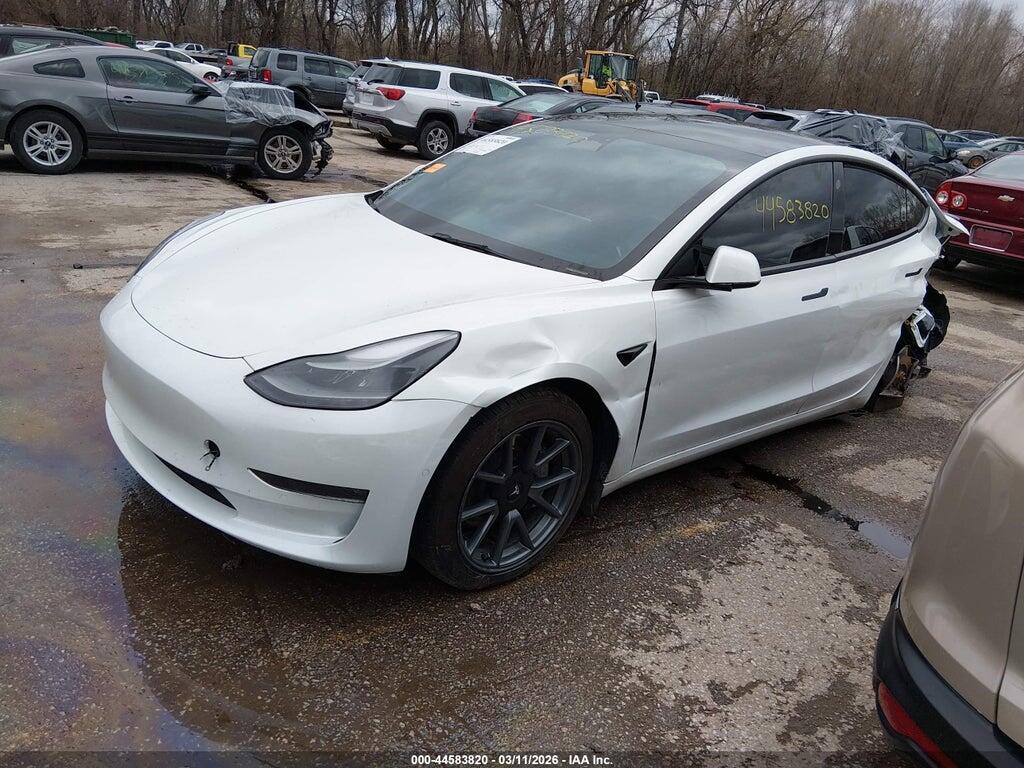 5YJ3E1EB2NF159142 2022 TESLA MODEL 3 photo no. 2