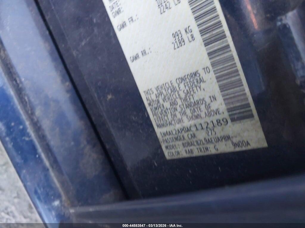 1N4AL2AP0AC112189 2010 NISSAN ALTIMA photo no. 9