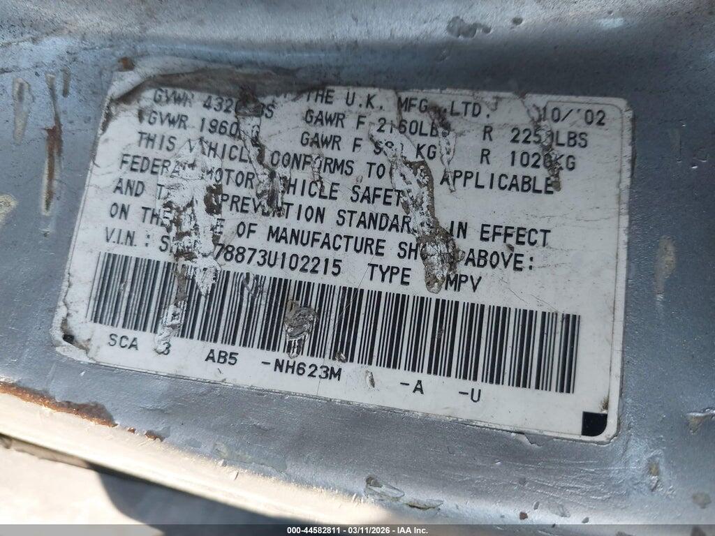 SHSRD78873U102215 2003 HONDA CR-V photo no. 9