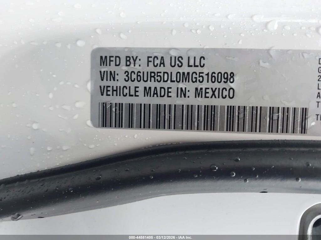 3C6UR5DL0MG516098 2021 RAM 2500 photo no. 9