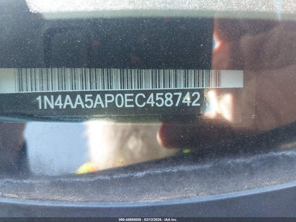 1N4AA5AP0EC458742 2014 NISSAN MAXIMA photo no. 9