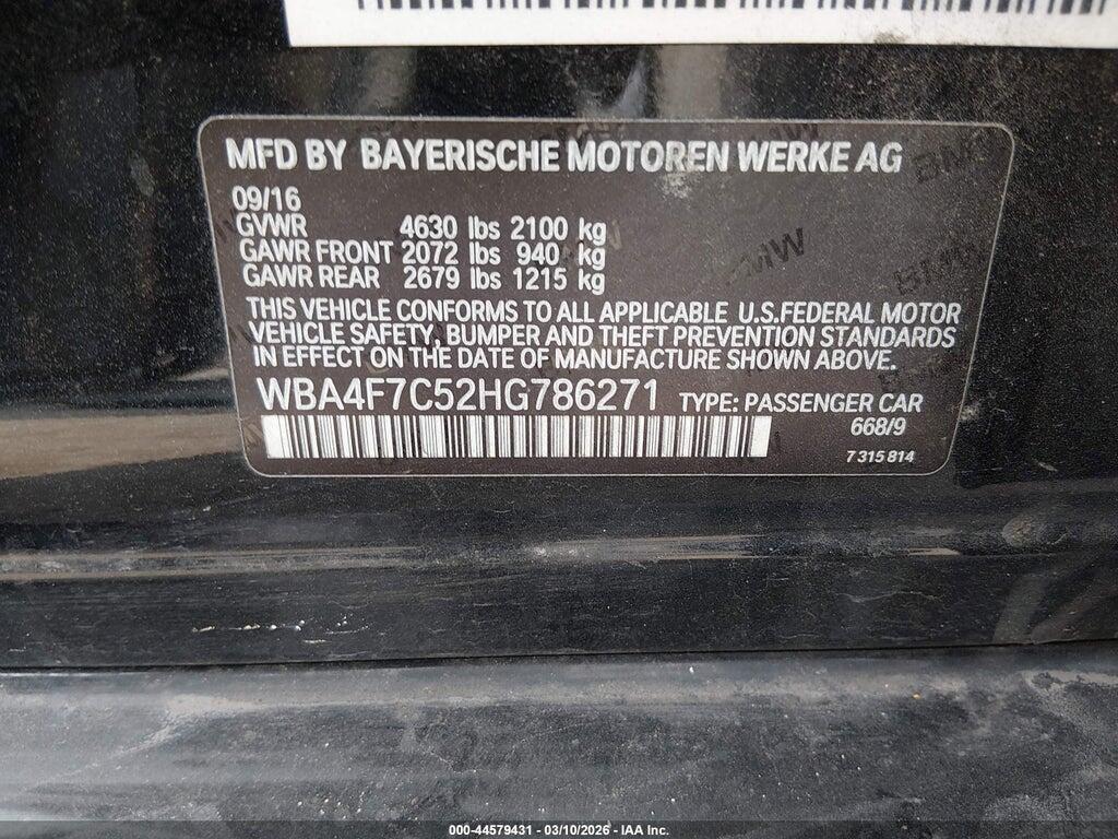 WBA4F7C52HG786271 2017 BMW 430I GRAN COUPE photo no. 9