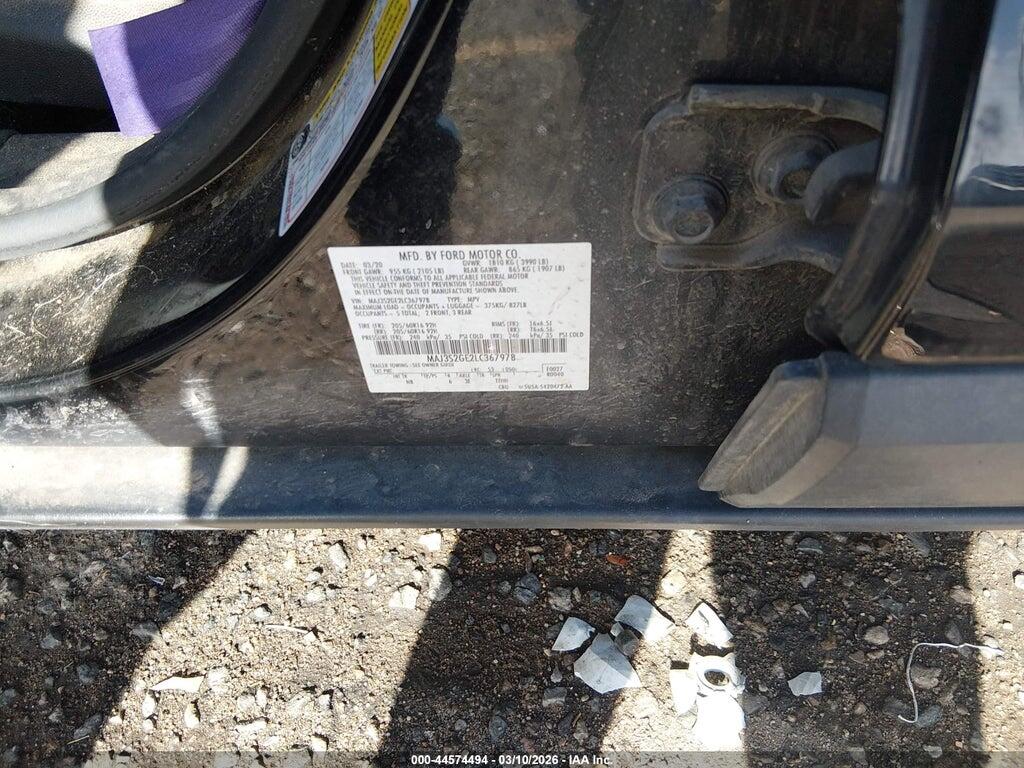MAJ3S2GE2LC367978 2020 FORD ECOSPORT photo no. 9