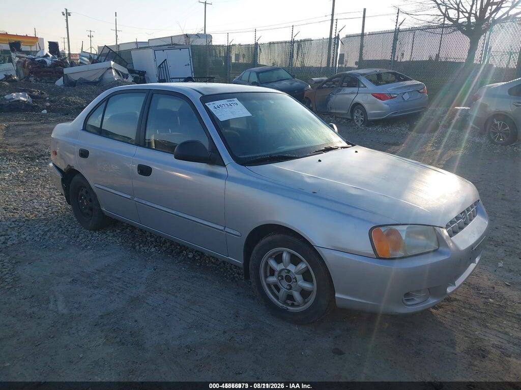 KMHCG45CX2U398537 2002 HYUNDAI ACCENT photo no. 1