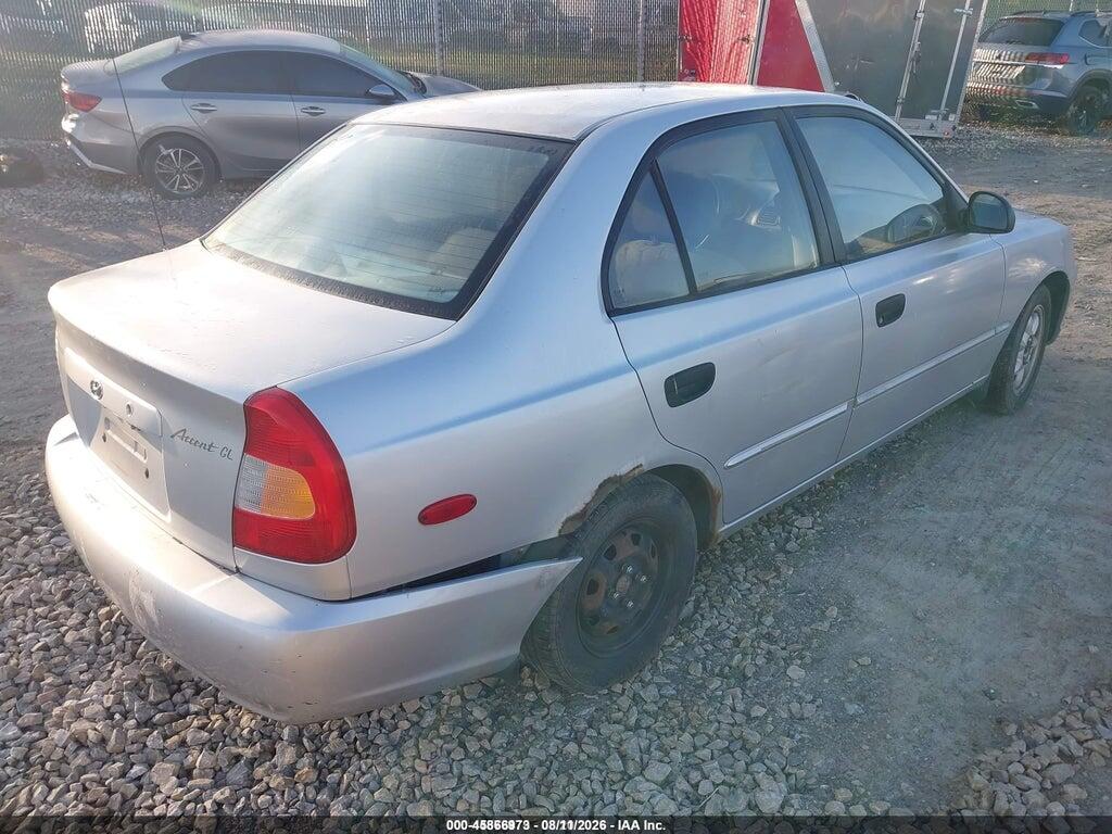 KMHCG45CX2U398537 2002 HYUNDAI ACCENT photo no. 4