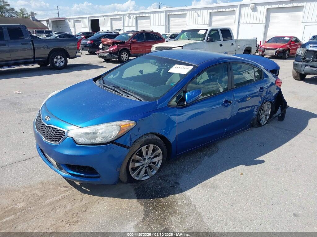 KNAFX4A61E5097930 2014 KIA FORTE photo no. 2