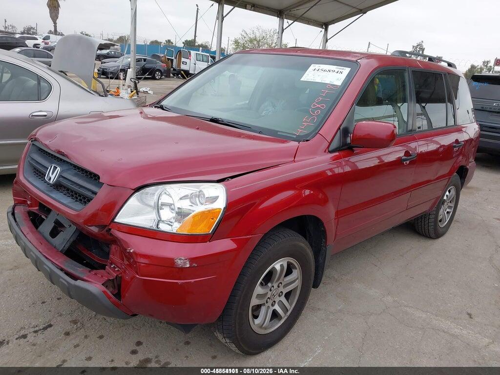 2HKYF18584H549624 2004 HONDA PILOT photo no. 2