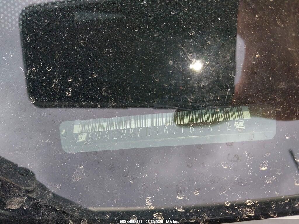 5GALRBED5AJ163413 2010 BUICK ENCLAVE photo no. 9